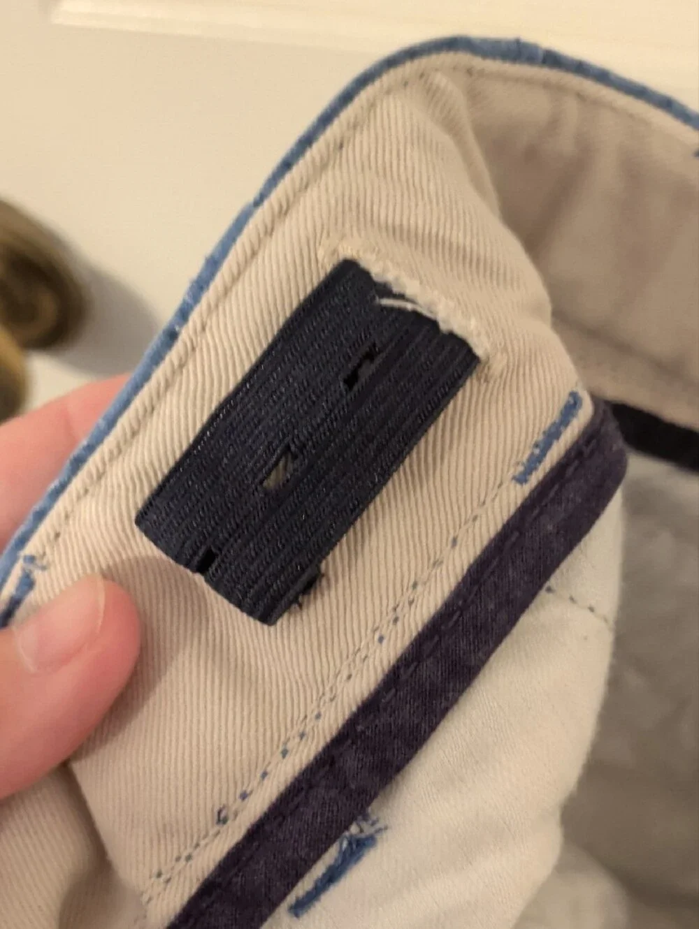 GAP Kids Navy and Light Blue Shirt